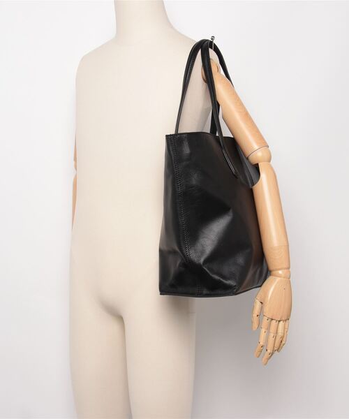 L.E.D.BITES（エルイーディーバイツ）の「レザートートバッグ（トートバッグ・メンズ・グレー/ブラック・ONE SIZE）」の3枚目の写真