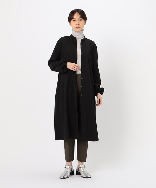 Gabardine K.T（ギャバジンケーティー）の「ポコポコ平織り シャツドレス（ワンピース・レディース・サックスブルー・7号/9号）」の3枚目の写真