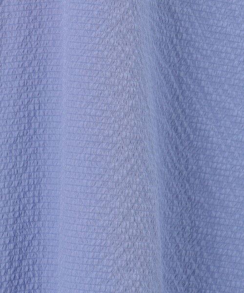 Gabardine K.T（ギャバジンケーティー）の「ポコポコ平織り シャツドレス（ワンピース・レディース・サックスブルー・7号/9号）」の14枚目の写真