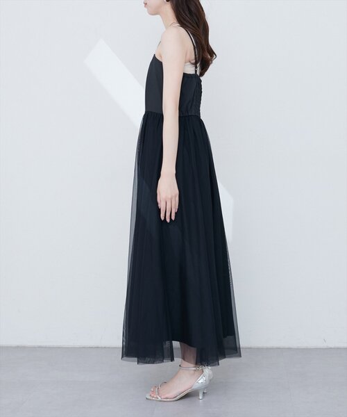 natural couture（ナチュラルクチュール）の「ベストセットキャミワンピース（ワンピース・レディース・ブラック/ブラウン/アイボリー・FREE）」の22枚目の写真