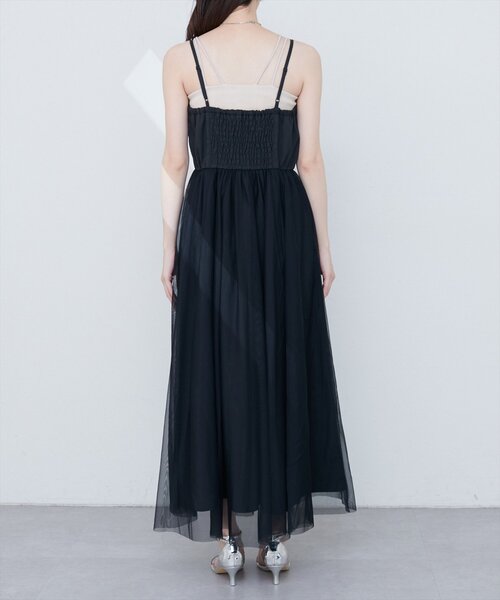 natural couture（ナチュラルクチュール）の「ベストセットキャミワンピース（ワンピース・レディース・ブラック/ブラウン/アイボリー・FREE）」の21枚目の写真