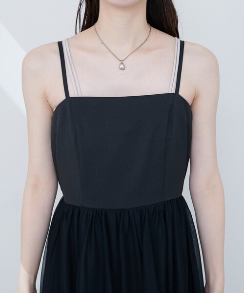 natural couture（ナチュラルクチュール）の「ベストセットキャミワンピース（ワンピース・レディース・ブラック/ブラウン/アイボリー・FREE）」の20枚目の写真