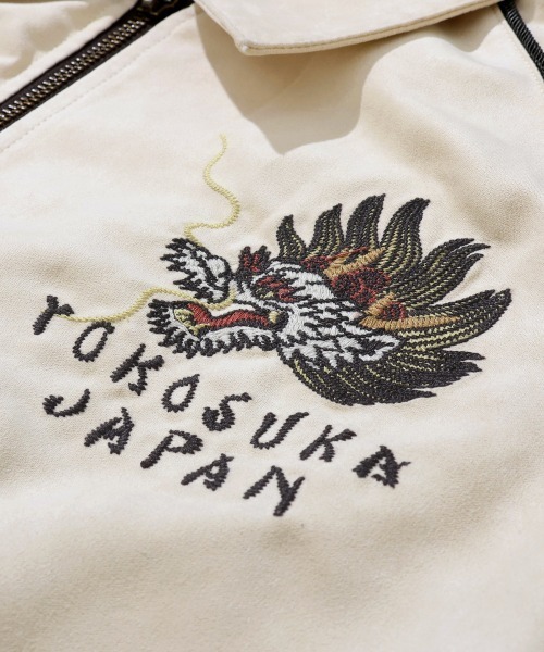 KRIFF MAYER(クリフメイヤー)の「スーベニア刺繍ステンカラーJK(ステンカラーコート・メンズ・ブルー/カーキ/ブラック/アイボリー/ブラウン・LARGE/MEDIUM/X-LARGE)」の19枚目の写真