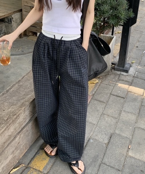 NASHE HALLIE スラックス　総柄パンツ NASHE HALLIE スラックス 総柄パンツ