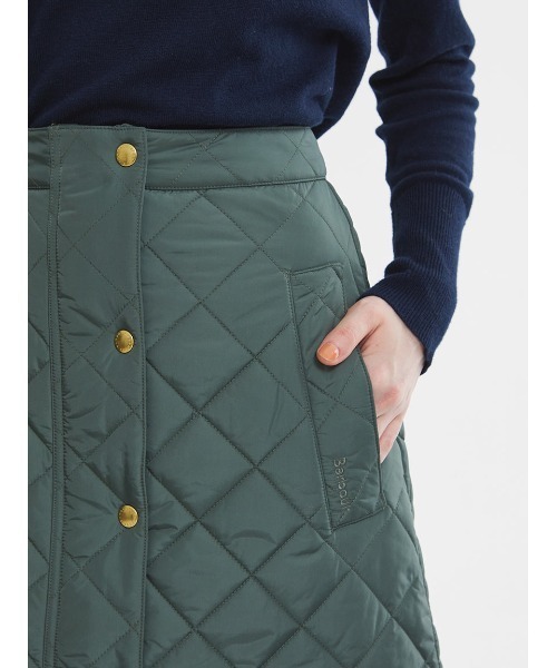 Barbour(バブアー)の「BEDALE キルティング スカート"Japan Exclusive"(スカート・レディース・カーキ/ブラック/ベージュ・MEDIUM/SMALL)」の13枚目の写真