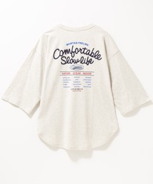 UNDERWRAPS（アンダーラップス）の「UNDERWRAPS 刺繍ラウンドBIG 7分袖Ｔシャツ（Tシャツ/カットソー）」