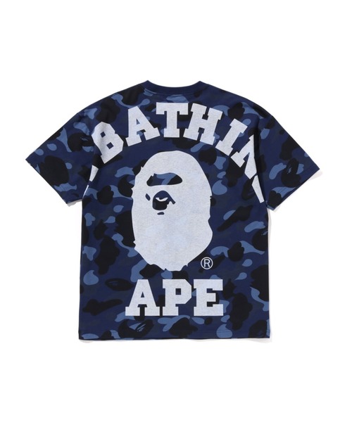 トップス COLOR CAMO COLLEGE TEE A BATHING APE（アベイシングエイプ）の「COLOR CAMO COLLEGE TEE（T