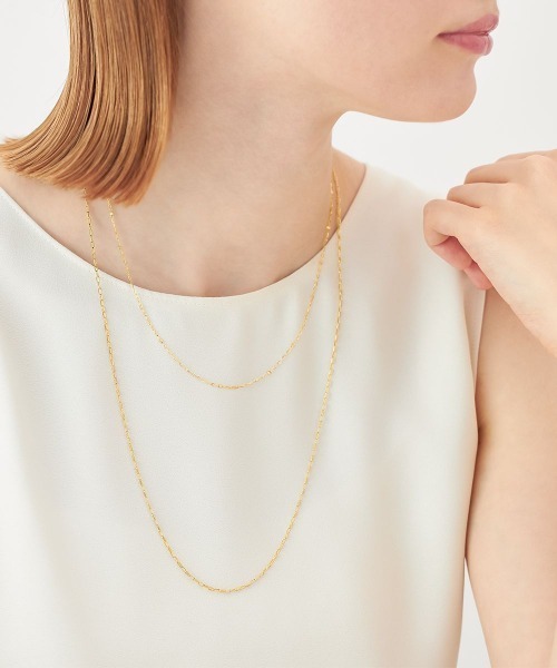 4℃（ヨンドシー）の「K10イエローゴールド チェーンネックレス (60cm)（ネックレス・レディース・イエローゴールド・FREE）」の9枚目の写真