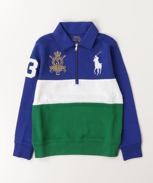 POLO RALPH LAUREN CHILDRENSWEAR（ポロ ラルフ ローレン チルドレンズウェア）の「Big Pony ダブルニット カラード スウェットシャツ（スウェット・キッズ・マルチ・M/L/S/XL）」の3枚目の写真