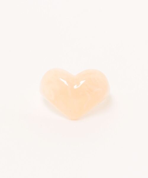 mellowneon（メロウネオン）の「ミルキーオパールハートリング（リング・レディース・ピンク/ベージュ・FREE）」の14枚目の写真
