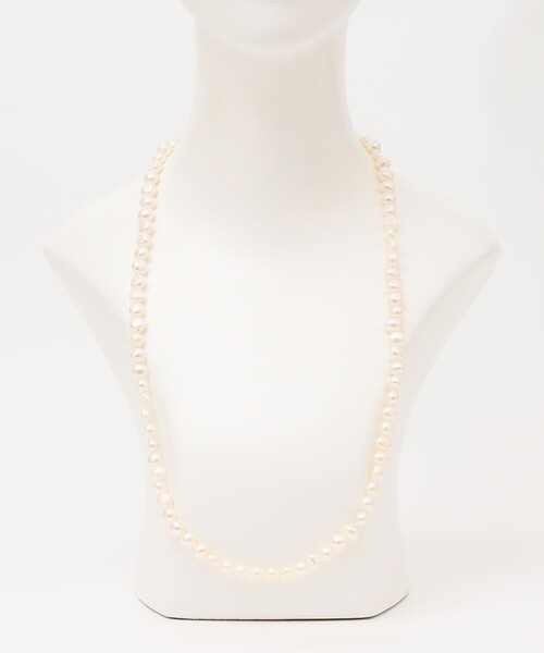 quaranciel: 淡水 パール ロング ネックレス（ネックレス