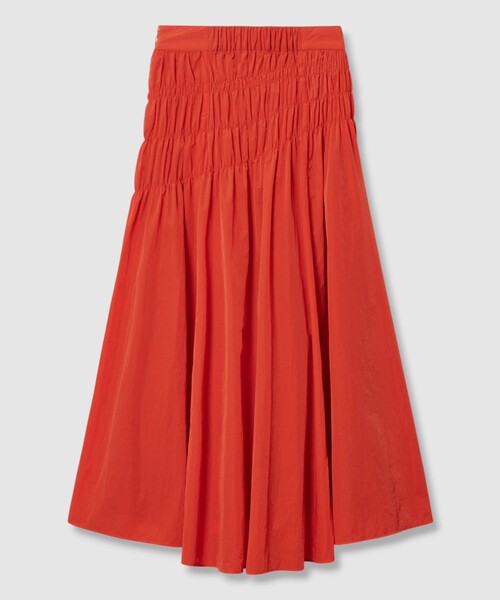 allureville（アルアバイル）の「ナイロンタフタシャーリングスカート（スカート・レディース・キャメル/レッド/ブラック・2）」の13枚目の写真