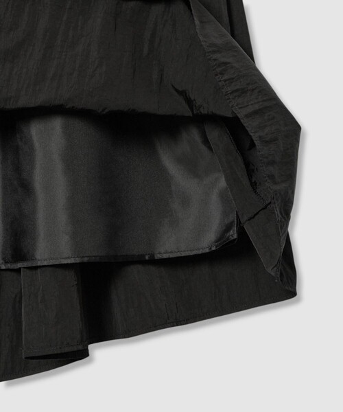 allureville（アルアバイル）の「ナイロンタフタシャーリングスカート（スカート・レディース・キャメル/レッド/ブラック・2）」の10枚目の写真