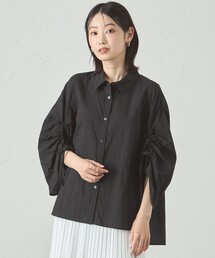 【着回し抜群】ドローストリングブラウス