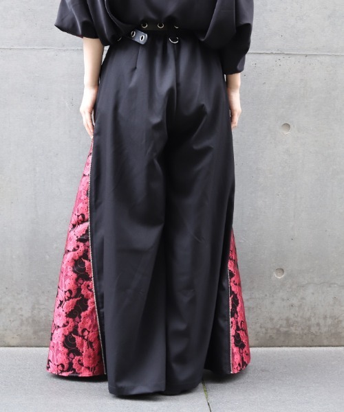 唐草文様ジャカードジップパンツ（その他パンツ）｜REZEN（リゼン）の