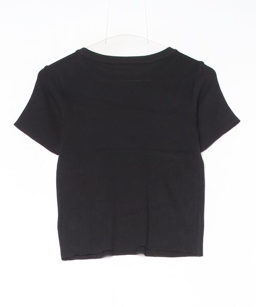 Per sist ence(パーシエンス)の「リボンプリントTシャツ(Tシャツ/カットソー・レディース・グレー/ブラック/ホワイト・ONE SIZE)」の4枚目の写真