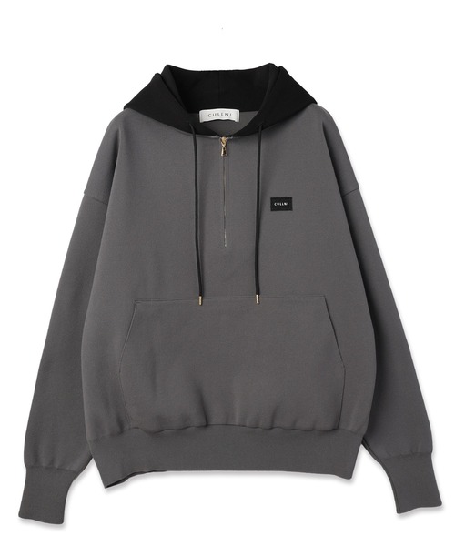 クルニ　CULLNI hooded pullover サイズ2 CULLNI(クルニ)】 《25AW予約》CULLNI Logo Embroidery Hoodie