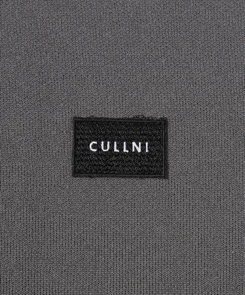 CULLNI（クルニ）の「Embroidery Patch Half Zip Knit Hoodie（パーカー・メンズ・グレー/ブラック/ブラウン/ネイビー・2/1/0）」の15枚目の写真