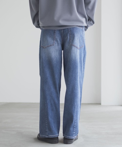 NAVY(ネイビー)の「NAVY マイデニ バレルレッグ ワイドデニムパンツ(デニムパンツ・メンズ・ブルー系1/ブラック/ブルー系2・S/M/L/XL)」の13枚目の写真