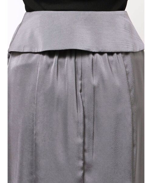 LAGUNAMOON（ラグナムーン）の「ラペルベルトセットナローフレアスカート（スカート・レディース・チャコールグレー/ベージュ・SMALL/MEDIUM）」の6枚目の写真