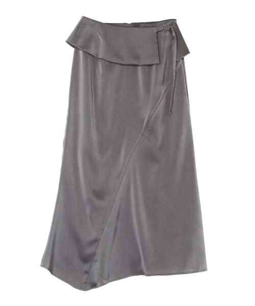 LAGUNAMOON（ラグナムーン）の「ラペルベルトセットナローフレアスカート（スカート・レディース・チャコールグレー/ベージュ・SMALL/MEDIUM）」の13枚目の写真