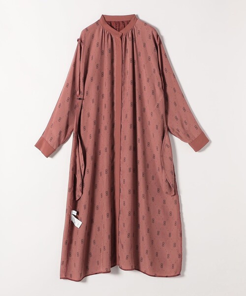 セール】quaranciel:〈手洗い可能〉モノグラム ドット ロング シャツ