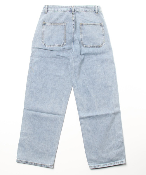 ARCADE(アーケード)の「ワイド デニムパンツ ロールアップ ビンテージウォッシュ ジーパン -ARCADE Limited Line-(デニムパンツ・メンズ・サックスブルー/ライトブルー/グレー・M/L/XL/2XL)」の5枚目の写真