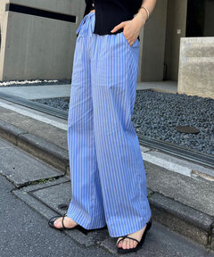 smyeon ストライプパジャマパンツ smyeon ストライプパジャマパンツ フェアリーグランジ