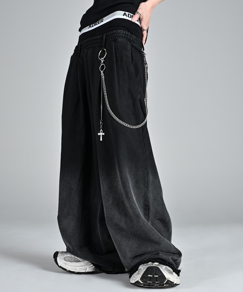 ADRER(Ah[)Heavy Weight Two tuck Sweat Pants / wr[EFCg2^bNXEFbgpc(XEFbgpc)