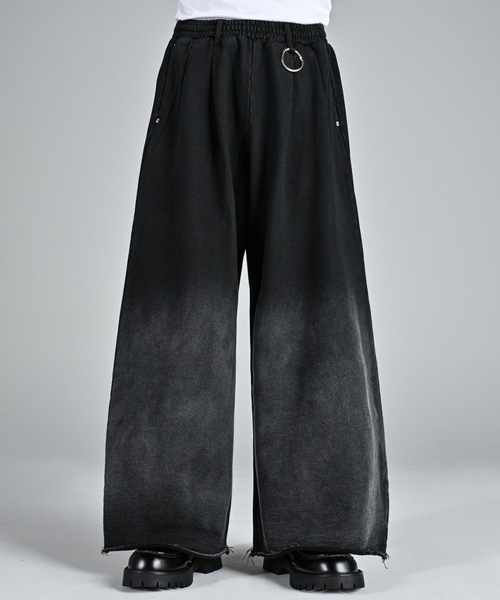 ADRER（アドラー）の「Heavy Weight Two tuck Sweat Pants / ヘビーウェイト2タックスウェットパンツ（スウェットパンツ・メンズ・ブラック/グレー/ブラック系1・S/XS/L/M）」の10枚目の写真