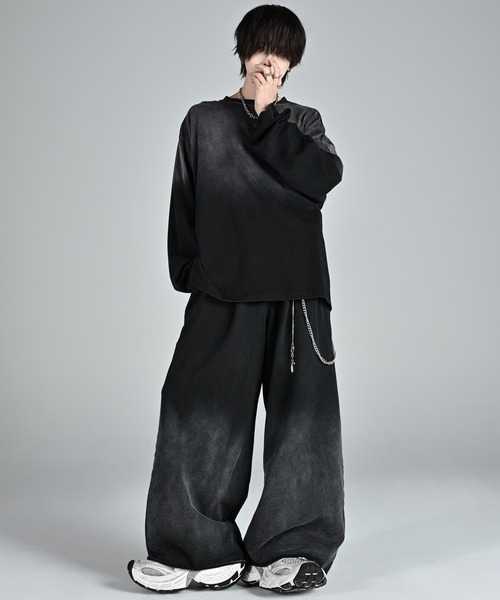 ADRER（アドラー）の「Heavy Weight Two tuck Sweat Pants / ヘビーウェイト2タックスウェットパンツ（スウェットパンツ・メンズ・ブラック/グレー/ブラック系1・S/XS/L/M）」の20枚目の写真