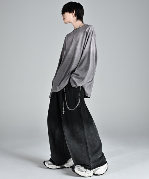 ADRER（アドラー）の「Heavy Weight Two tuck Sweat Pants / ヘビーウェイト2タックスウェットパンツ（スウェットパンツ・メンズ・ブラック/グレー/ブラック系1・S/XS/L/M）」の19枚目の写真