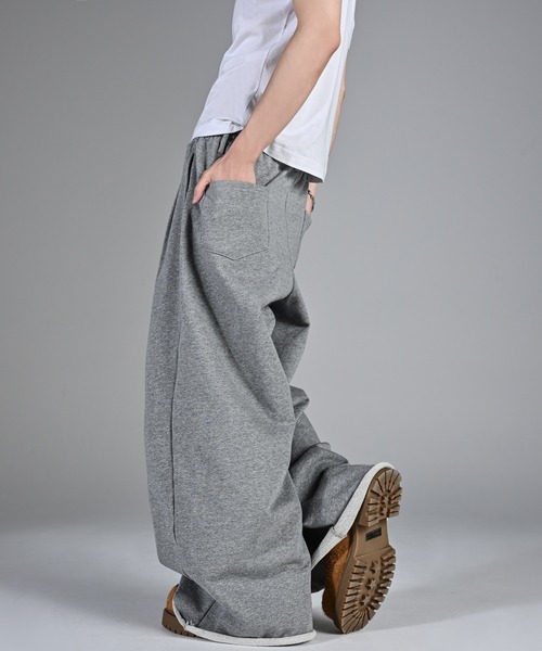 Heavy Weight Two tuck Sweat Pants / ヘビーウェイト2タックスウェットパンツ(スウェットパンツ)|ADRER(アドラー)