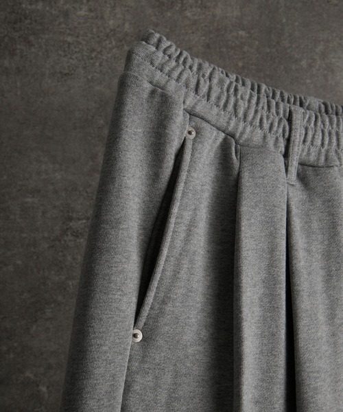 Heavy Weight Two tuck Sweat Pants / ヘビーウェイト2タックスウェットパンツ(スウェットパンツ)|ADRER(アドラー)