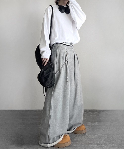 Heavy Weight Two tuck Sweat Pants / ヘビーウェイト2タックスウェットパンツ(スウェットパンツ)|ADRER(アドラー)