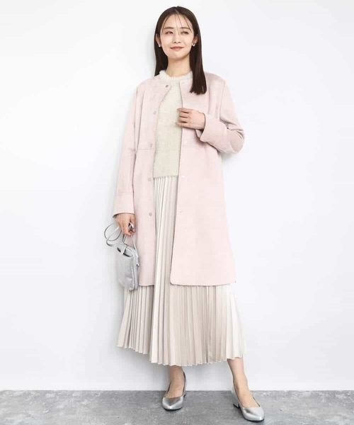 MK MICHEL KLEIN(エムケーミッシェルクラン)の「半袖シャギーニット/洗える(ニット/セーター・レディース・ブルー/ベージュ/ミント・38)」の22枚目の写真