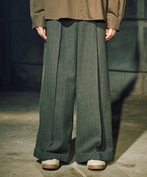 Casper John(キャスパージョン)のJacquard baggy slacks / ジャガードバギースラックス(スラックス)