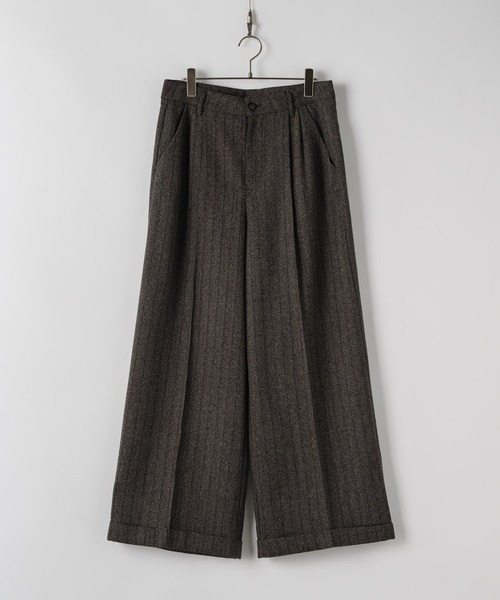 CASPER JOHN（キャスパージョン）の「Jacquard baggy slacks