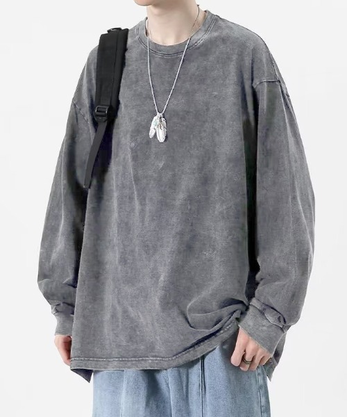 REBALANCE(リバランス)の「ヴィンテージ風ウォッシュ加工Tシャツ(Tシャツ/カットソー・メンズ・D/C/A/B・MEDIUM/LARGE/X-LARGE)」の1枚目の写真