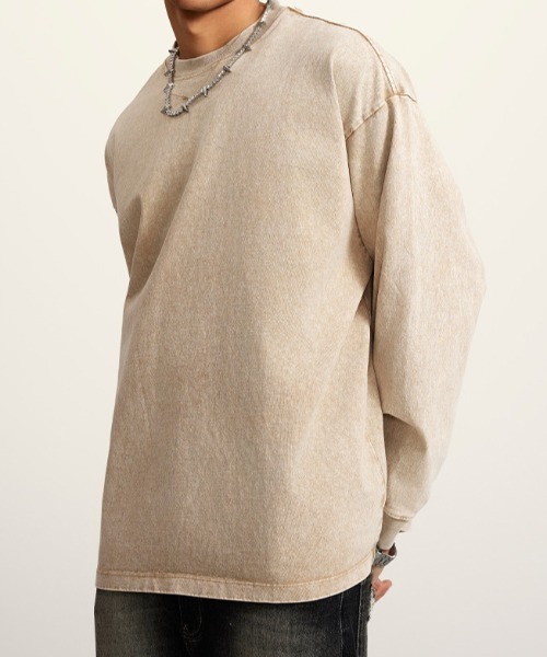 REBALANCE(リバランス)の「ヴィンテージ風ウォッシュ加工Tシャツ(Tシャツ/カットソー・メンズ・D/C/A/B・MEDIUM/LARGE/X-LARGE)」の4枚目の写真