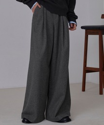 LUENNA | 【LUENNA】TR 2-Tuck Wide Straight Slacks / TRツータックワイドストレートスラックス(スラックス)