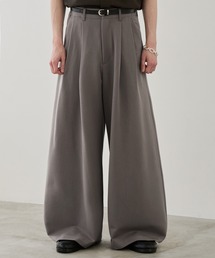 LUENNA（ルエナ）の「【LUENNA】TR 2-Tuck Wide Straight Slacks / TRツータックワイドストレートスラックス（スラックス）」