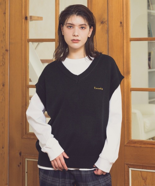 ニットベスト（ベスト）｜Zooodle（ズードル）のファッション通販