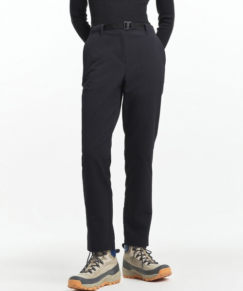 AIGLE(エーグル)の「撥水 フリース ストレッチテーパードパンツ(チノパンツ・レディース・ブラック/モスグリーン・36/40/38)」の21枚目の写真
