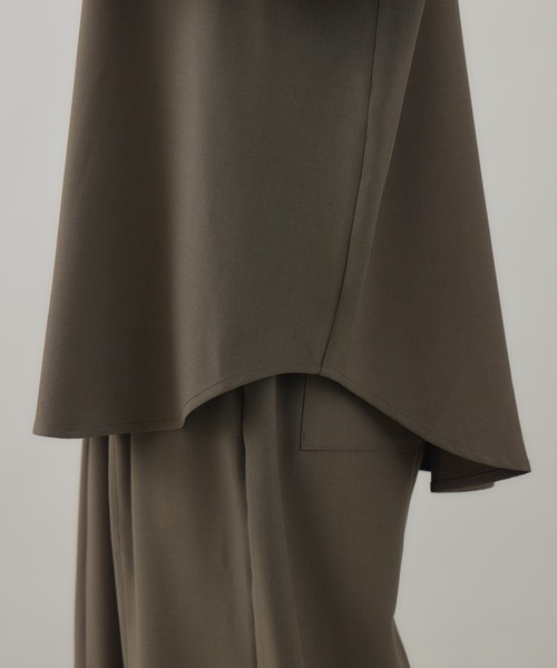 Paradise Picnic(パラダイスピクニック)の「Dignite Collier ダブルカフスシャツ(シャツ/ブラウス・レディース・ブラウン/チャコールグレー・FREE)」の19枚目の写真