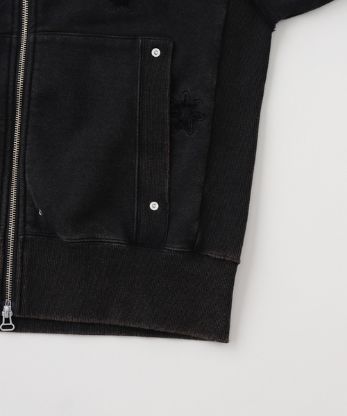 FAF(フェイク アス フラワーズ)の「FAF (FAKE AS FLOWERS) / フェイク アズ フラワーズ STELLA ZIP UP HOODIE(パーカー・メンズ・ブラック/オレンジ/ブラウン・1/2)」の7枚目の写真