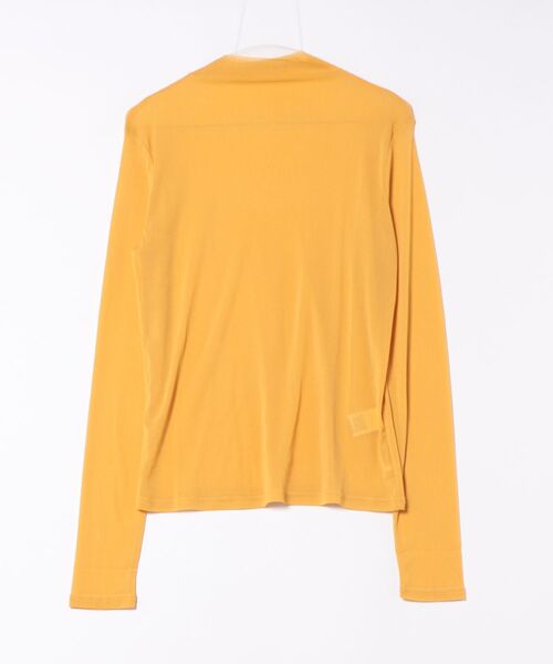 STYLEBLOCK(スタイルブロック)の「パワーメッシュボトルネックロンT(Tシャツ/カットソー・レディース・ダークグレー/マスタード/オフホワイト/パープル/ブラウン/ブラック・M)」の6枚目の写真