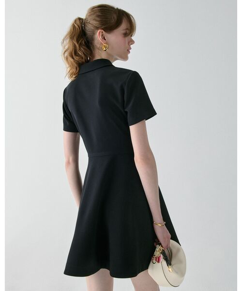 kate spade new york（ケイトスペード ニューヨーク）の「ポロ ミニ ドレス（ワンピース・レディース・ブラック・4/0/2）」の5枚目の写真