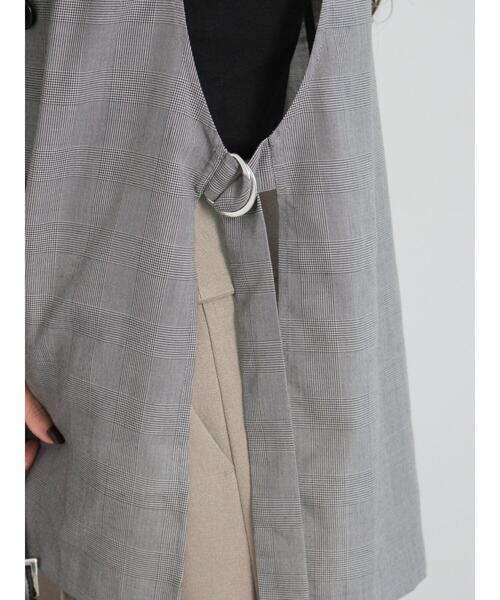 Te chichi（テチチ）の「サイドオープンライトジレ（ベスト・レディース・ブラック/ネイビー/グレー・F）」の17枚目の写真