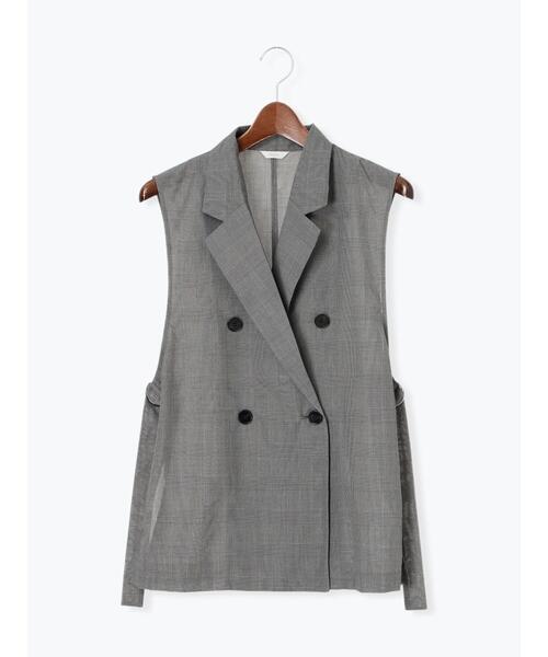 Te chichi（テチチ）の「サイドオープンライトジレ（ベスト・レディース・ブラック/ネイビー/グレー・F）」の20枚目の写真